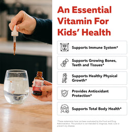 Plant-C Kids supports immune system, growing bones, teeth and tissues, healthy growth and antioxidant support