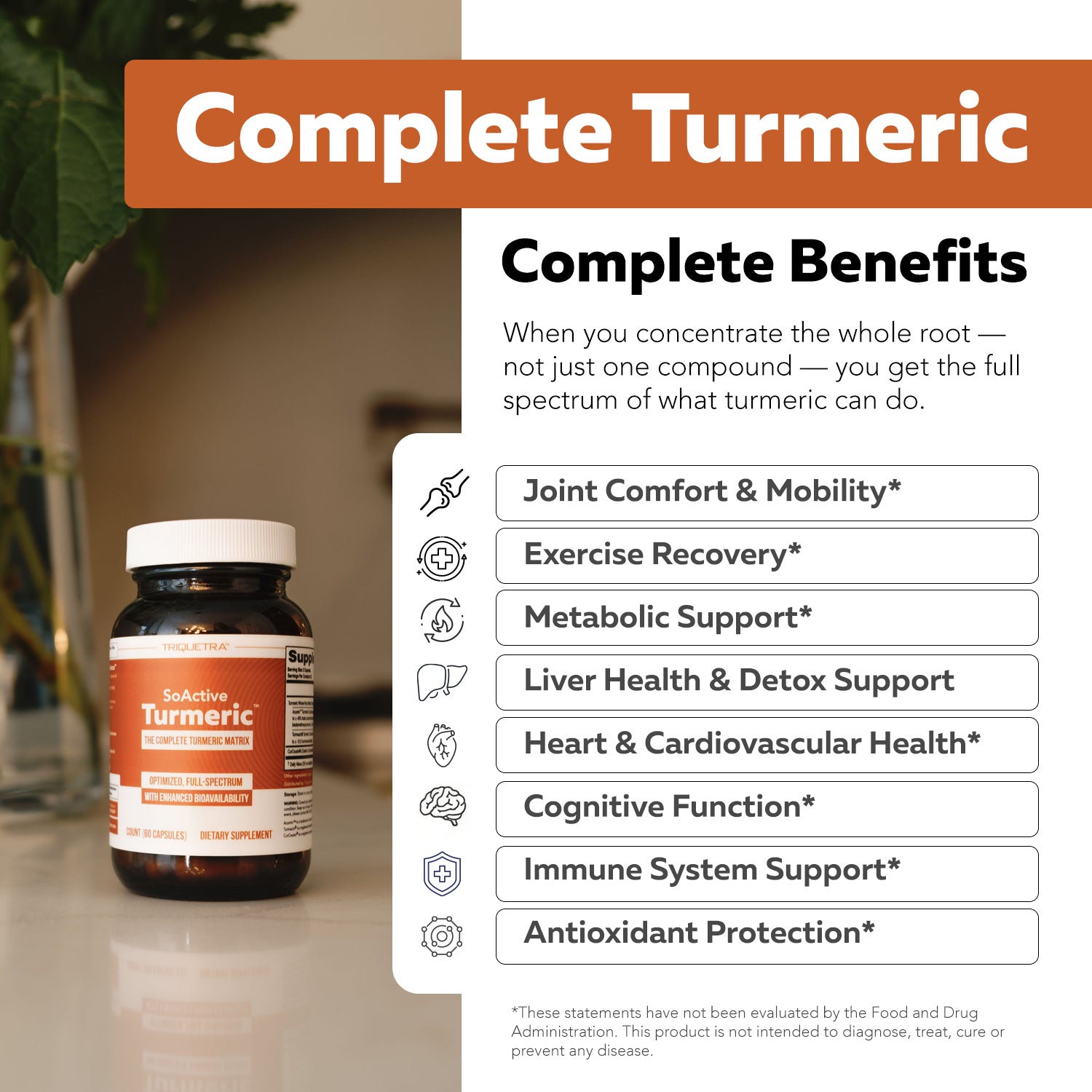 SoActive Turmeric complete turmeric matrix supporting multiple wellness categories