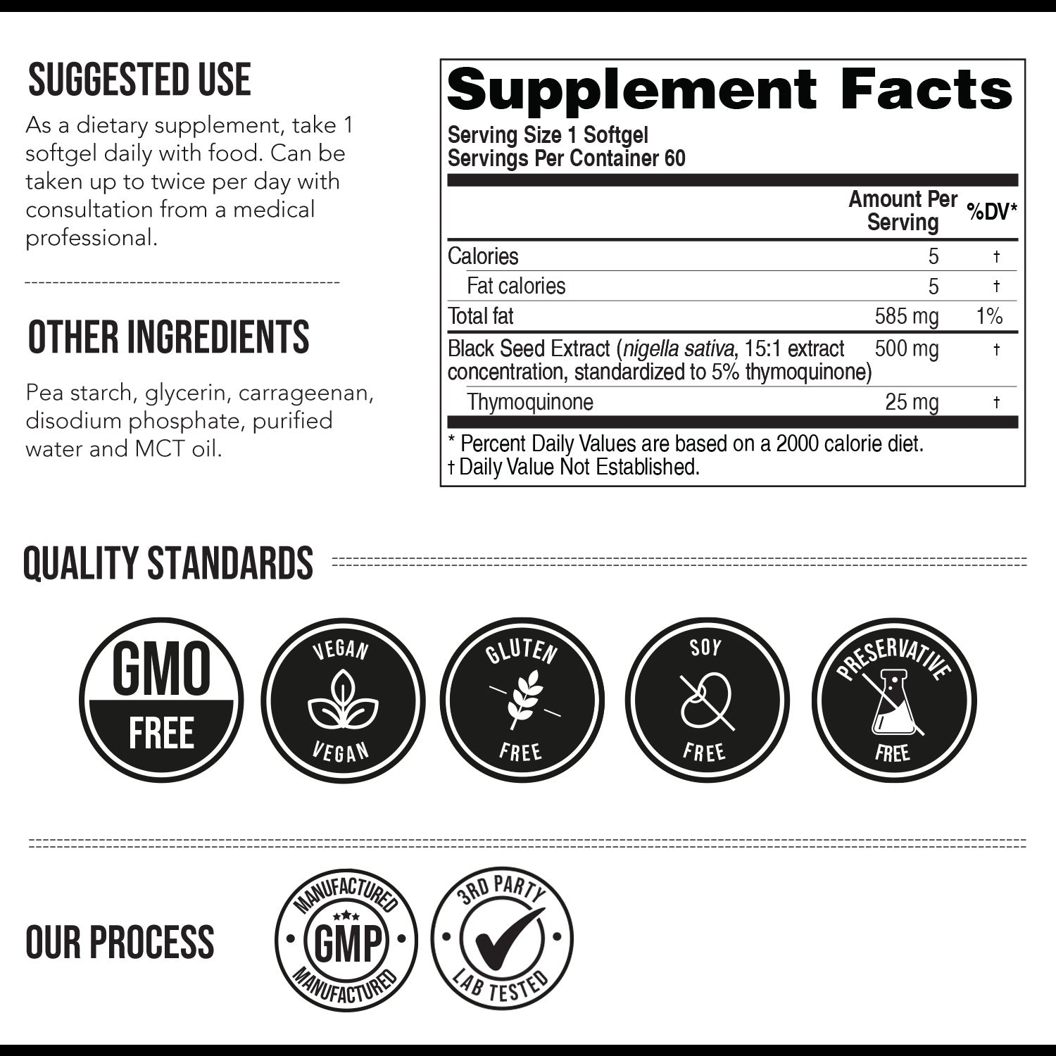TQ-Advanced Black Seed Oil Softgels