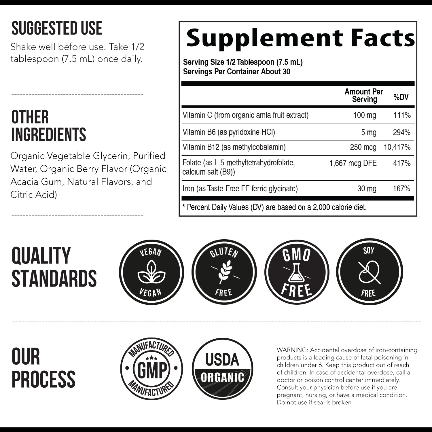 Liquid Iron Supplement