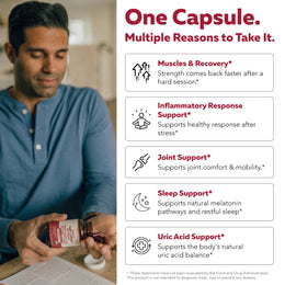 For the morning after the hard day - post-exercise recovery, joint comfort, antioxidant support, restful sleep
