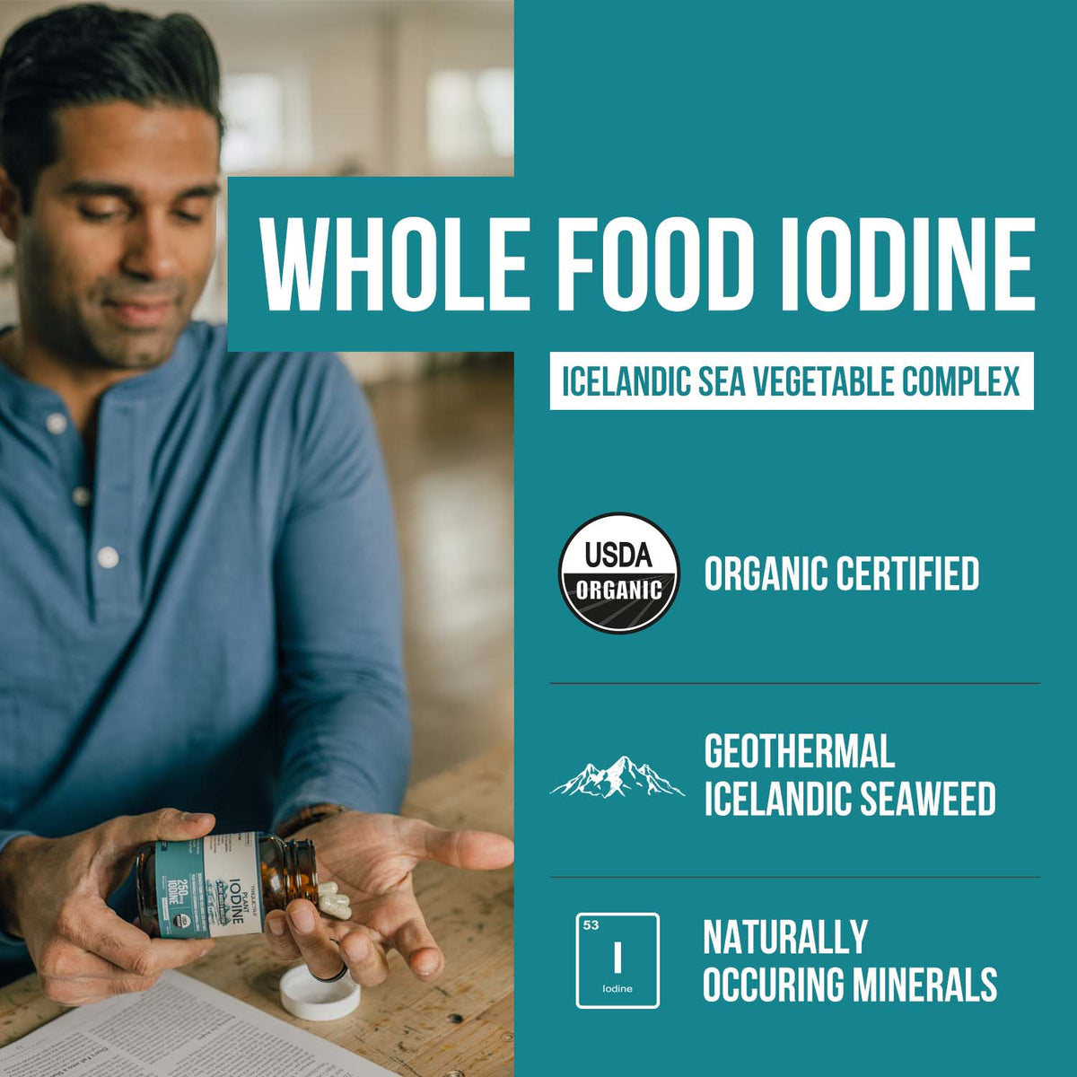 Plant Iodine Whole-Food Iodine Supplement