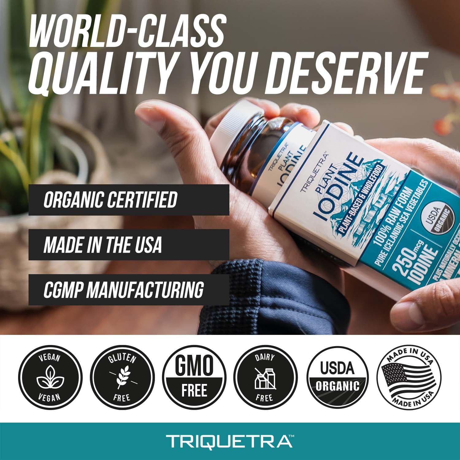 Plant Iodine WholeFood Iodine Supplement Triquetra™