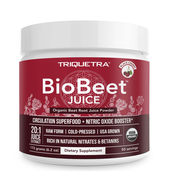 Organic BioBeet Juice Powder Black Cherry Flavor