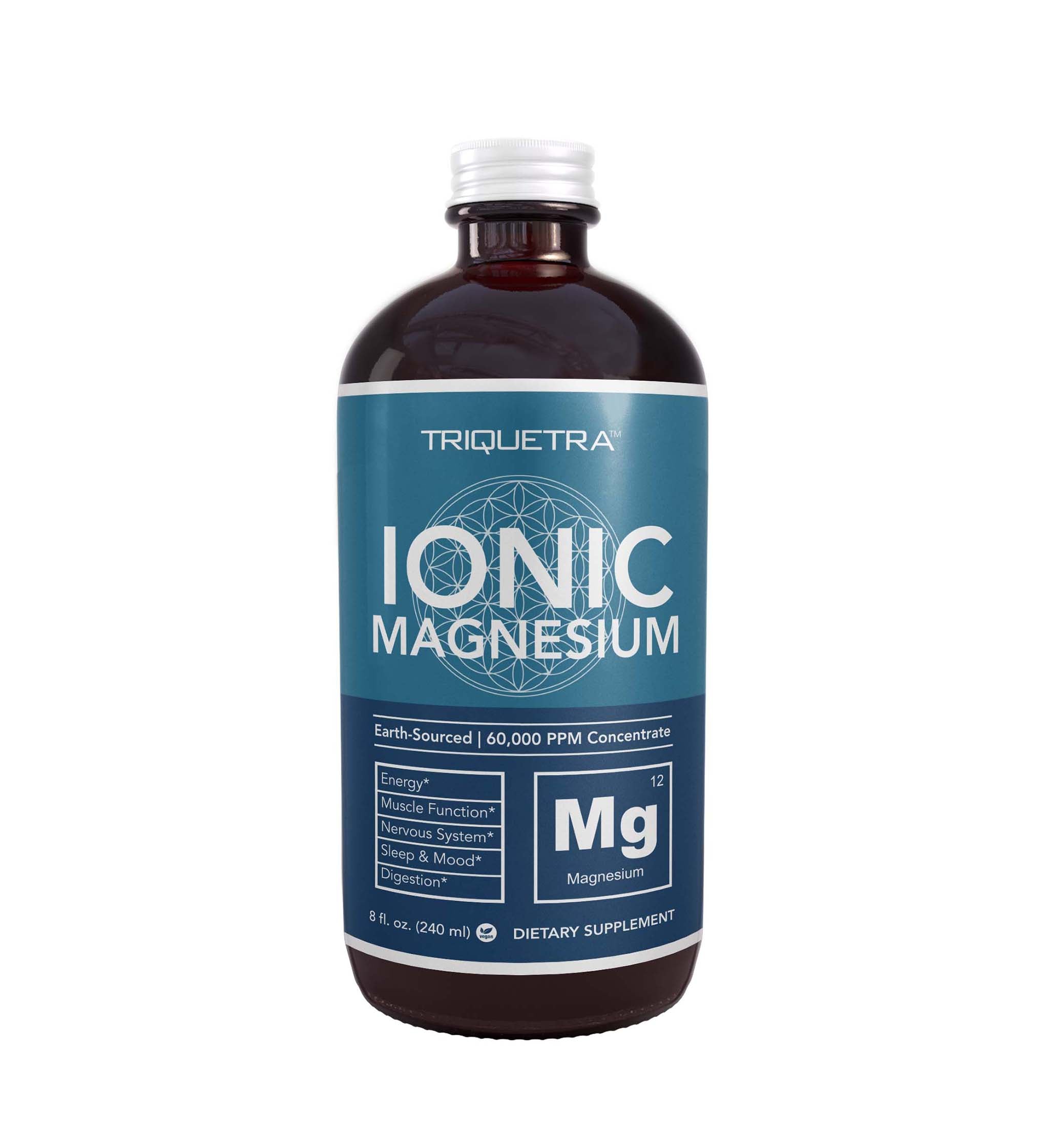 Triquetra Health® Ionic Magnesium Liquid Supplement (8 oz) Triquetra™
