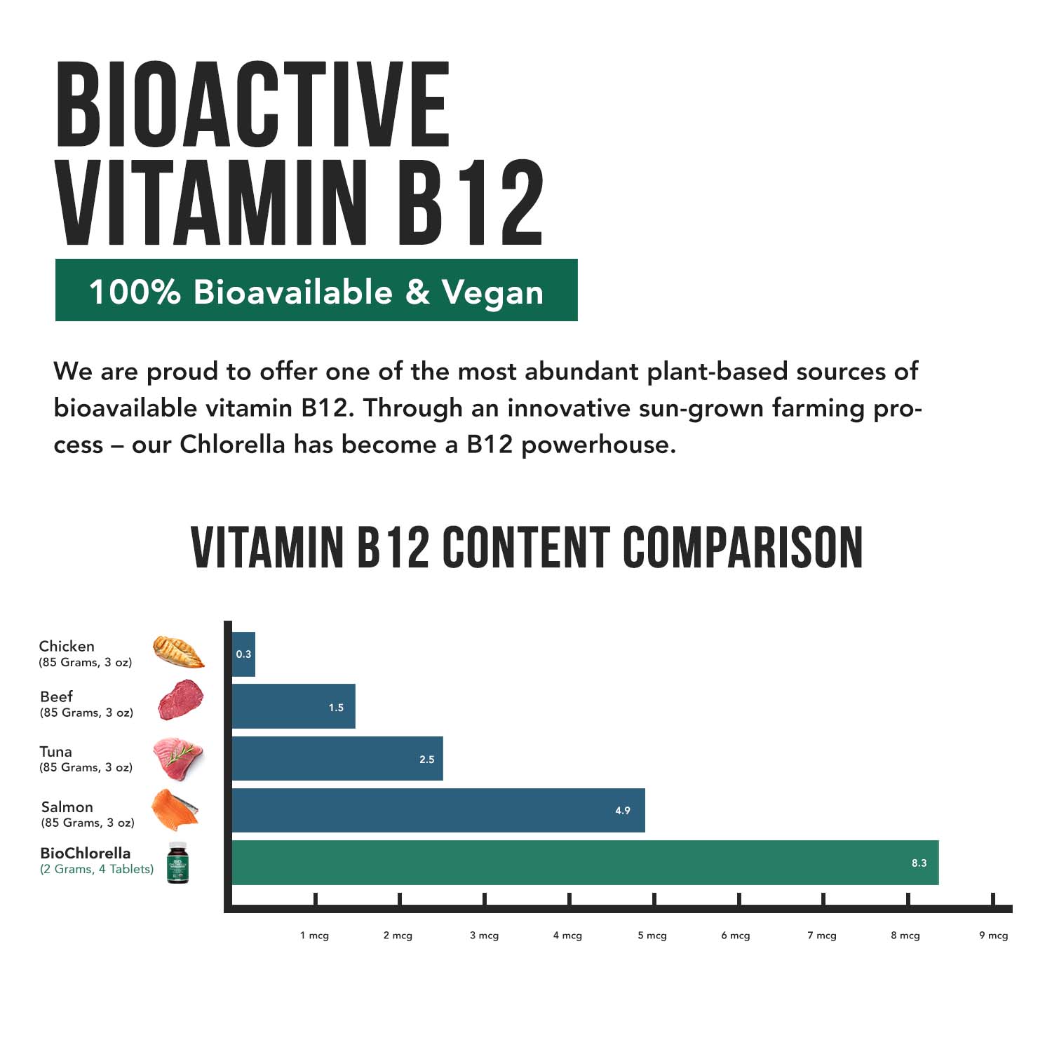 Organic BioChlorella Tablets